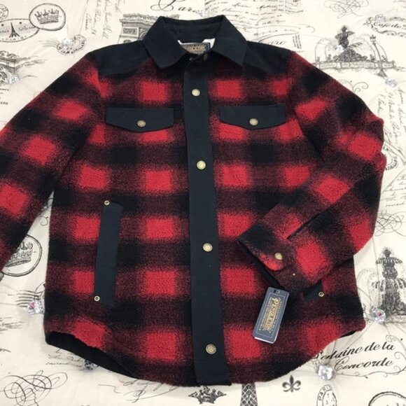 Pendleton Redwood Plaid Shirt Jacket - Picture 4 of 7